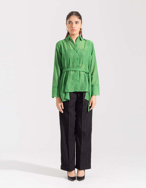 TEXTURED SHEAR SHIRT